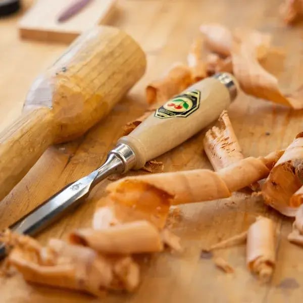 Houtbewerk schaafsel