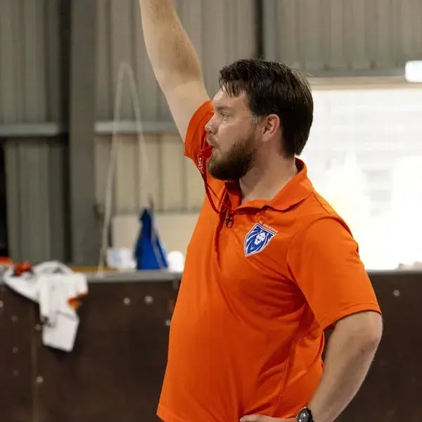 Maarten Versteeg hand up